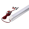Lumière blanche naturelle antirouille de tube d'IP44 LED, plafonniers linéaires anti-éblouissants de LED