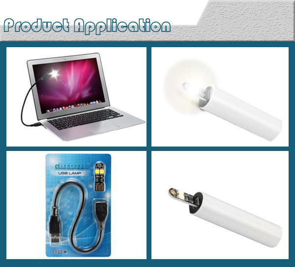 Mini lampe pliable d'USB LED