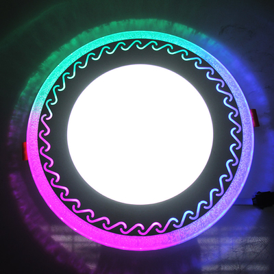 Le double message publicitaire simple de couleur a mené la lumière de panneau de plafond avec le logement en aluminium